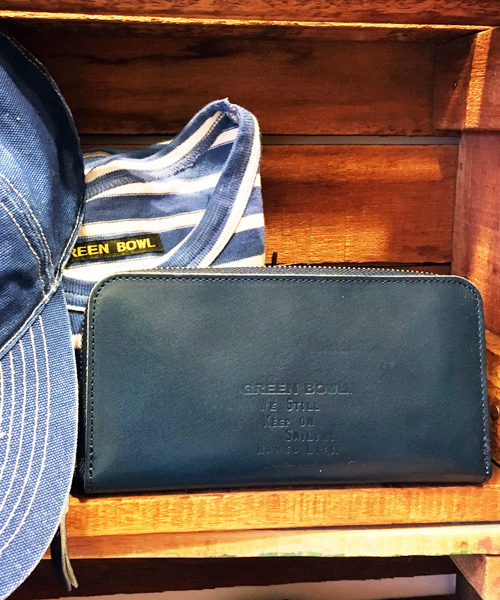 GREEN BOWL（グリーンボウル）の「GREEN BOWL Leather Wallet/グリーンボウルレザーウォレット（財布・メンズ・ネイビー/カーキ/ブラウン系その他/キャメル・FREE）」の18枚目の写真