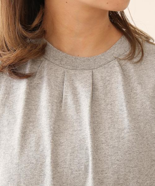 coen（コーエン）の「USAコットンドレープヘムロングＴシャツ（Tシャツ/カットソー・レディース・ホワイト/ネイビー/グレー/ライトピンク・FREE）」の11枚目の写真