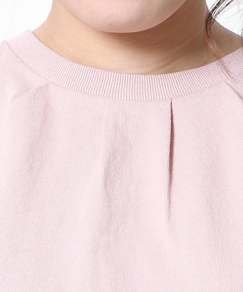 coen（コーエン）の「USAコットンドレープヘムロングＴシャツ（Tシャツ/カットソー・レディース・ホワイト/ネイビー/グレー/ライトピンク・FREE）」の15枚目の写真