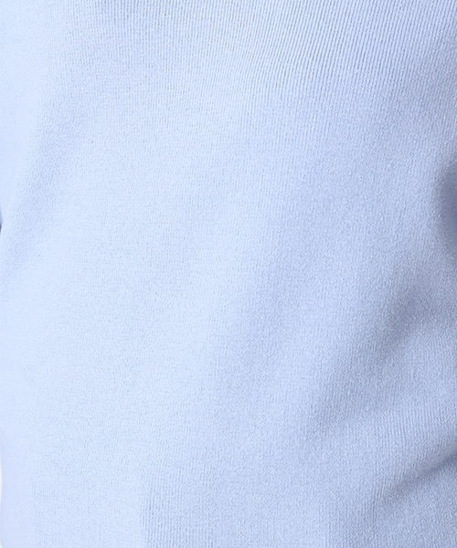 Andemiu（アンデミュウ）の「【取り外し可能なバックアクセ付き】アクセツキＶネックニット８分袖750669（ニット/セーター・レディース・イエロー/ライトブルー/ホワイト/ライトグレー・FREE）」の15枚目の写真