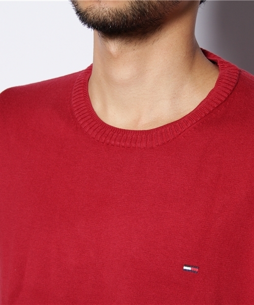 TOMMY HILFIGER(トミーヒルフィガー)の「TAMBER CREW NECK SWEATER (ニット/セーター・メンズ・ホワイト/ブラック/オリーブ/ピンク/レッド・SMALL/MEDIUM/LARGE)」の8枚目の写真