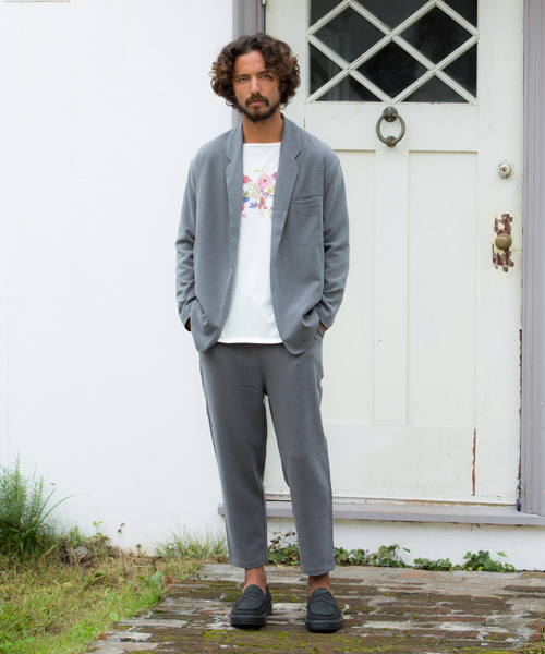 rehacer（レアセル）の「rehacer : Like Cardigan Tailored Jacket（テーラードジャケット・メンズ・ブラック/グレー・SMALL/LARGE/MEDIUM）」の13枚目の写真