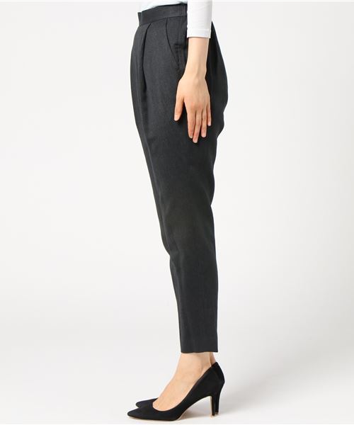 ENFOLD（エンフォルド）の「ソフトツイル ゴムジョッパーズ（その他パンツ・レディース・チャコールグレー・38/36）」の7枚目の写真