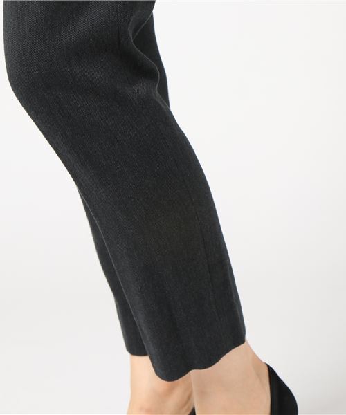 ENFOLD（エンフォルド）の「ソフトツイル ゴムジョッパーズ（その他パンツ・レディース・チャコールグレー・38/36）」の5枚目の写真