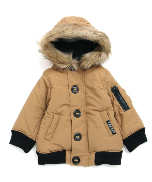 BREEZE（ブリーズ）の「中綿ジャンパー（その他アウター・キッズ・ベージュ/ネイビー/チャコール・100/110/120/130/140/80/90）」の7枚目の写真