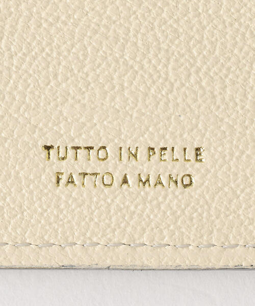 L'arcobaleno（ラルコバレーノ）の「【別注】＜L'arcobaleno＞レザースマートミニウォレット ◆（財布・レディース・オフホワイト/モカ/オレンジ/イエロー/ターコイズブルー/ピンク/その他1・FREE）」の12枚目の写真