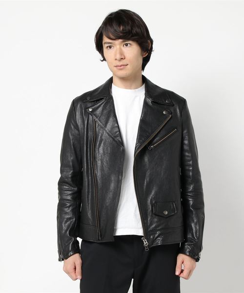 ROSE BUD(ローズバッド)の「メンズシープダブルライダース ...