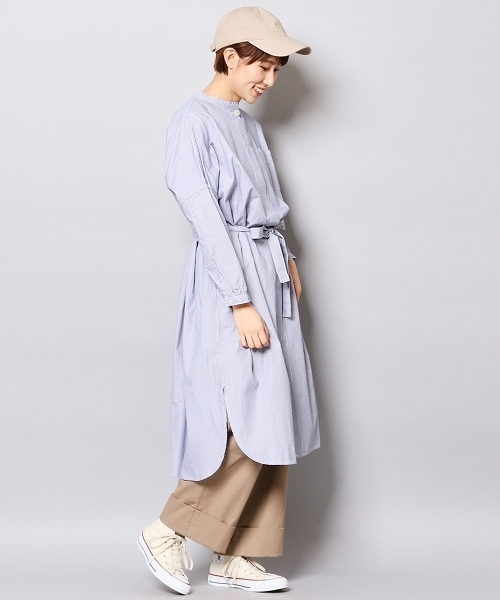 Pual Ce Cin ピュアルセシン の 前開きロングワンピース ワンピース Wear