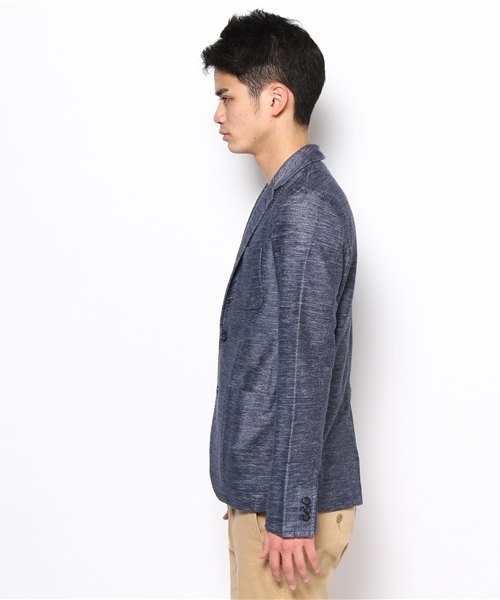 MEN'S BIGI（メンズビギ）の「カルゼ素材/ウォッシャブルジャケット（テーラードジャケット・メンズ・ネイビー・SMALL/MEDIUM/LARGE/LL）」の3枚目の写真