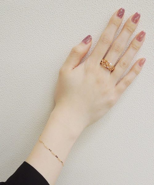 Ete エテ の 夏限定 ダイヤモンド パール リング スターリー リング Wear