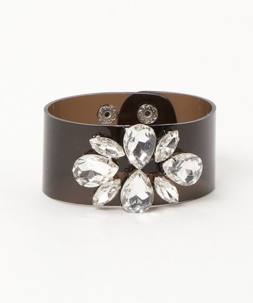 VENCEEXCHANGE（ヴァンスエクスチェンジ）の「ビジュークリアブレスA（ブレスレット・レディース・ホワイト/ブラック/その他29・FREE）」の2枚目の写真