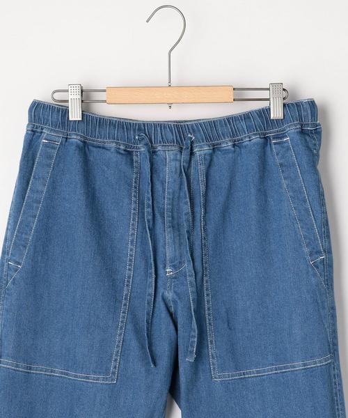 coen（コーエン）の「ベイカーデニムワイドアンクルイージーパンツ（デニムパンツ・メンズ・コバルトブルー・LARGE/MEDIUM/X-LARGE/SMALL）」の5枚目の写真