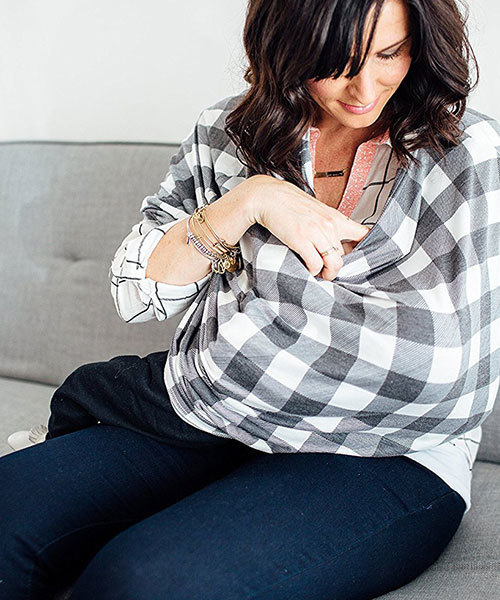 I.D.E.A international(イデアインターナショナル)の「CopperPeal 授乳ケープマルチユースカバー(その他ベビー用品・レディース・ブラック/グレー/ピンク/グレー×ホワイト/シャーベット/ストライプ/その他1/その他2・フリ-)」の2枚目の写真