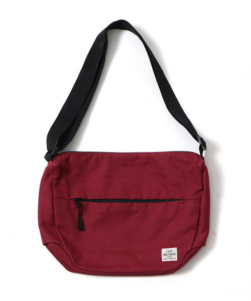 coen（コーエン）の「キャンバスショルダーバッグ（ショルダーバッグ・メンズ・ブラック/ナチュラル/ネイビー/ワインレッド・FREE）」の7枚目の写真