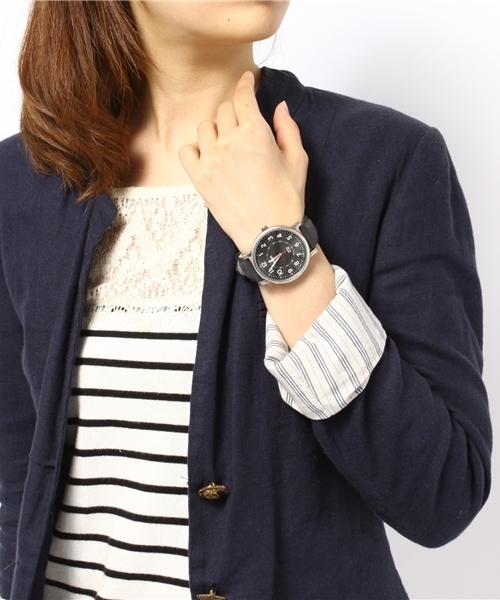 BEAMS BOY（ビームスボーイ）の「TIMEX / Classic Round（アナログ腕時計・レディース・ブラック/ブラウン・ONE SIZE）」の9枚目の写真