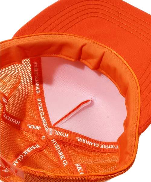HYSTERIC GLAMOUR（ヒステリックグラマー）の「STAR FRAME WOMAN pt メッシュキャップ（キャップ・メンズ・ホワイト/オレンジ/ブラウン/ブラック・FREE）」の10枚目の写真
