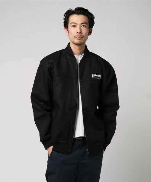Thrasher スラッシャー Mag Logo ワーク ジャケット ブルゾン Thrasher スラッシャー のファッション通販 Zozotown