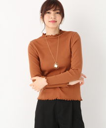 GLOBAL WORK | メローリブボトルネック長袖/828366(Tシャツ/カットソー)