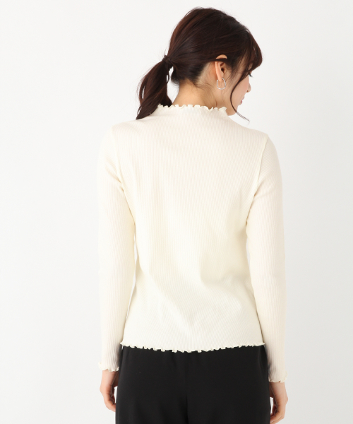 GLOBAL WORK（グローバルワーク）の「メローリブボトルネック長袖/828366（Tシャツ/カットソー・レディース・ブラック/その他/ブラウン/ベージュ系その他3/ホワイト・MEDIUM/LARGE）」の20枚目の写真