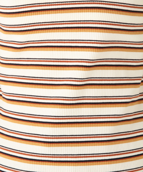 GLOBAL WORK（グローバルワーク）の「メローリブボトルネック長袖/828366（Tシャツ/カットソー・レディース・ブラック/その他/ブラウン/ベージュ系その他3/ホワイト・MEDIUM/LARGE）」の11枚目の写真