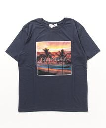 サーフフォトT凸エンボス加工ロゴTシャツ