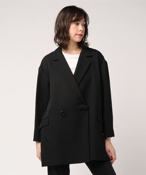 ZUCCa(ズッカ)の「S (S)PEサージ(テーラードジャケット・レディース・ブラック/ダークグレー・M size)」の7枚目の写真