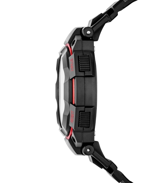 SKECHERS(スケッチャーズ)の「スケッチャーズ 腕時計 メンズ デジタル ポリウレタン SR1022(デジタル腕時計・メンズ・ブラック×レッド・FREE)」の2枚目の写真