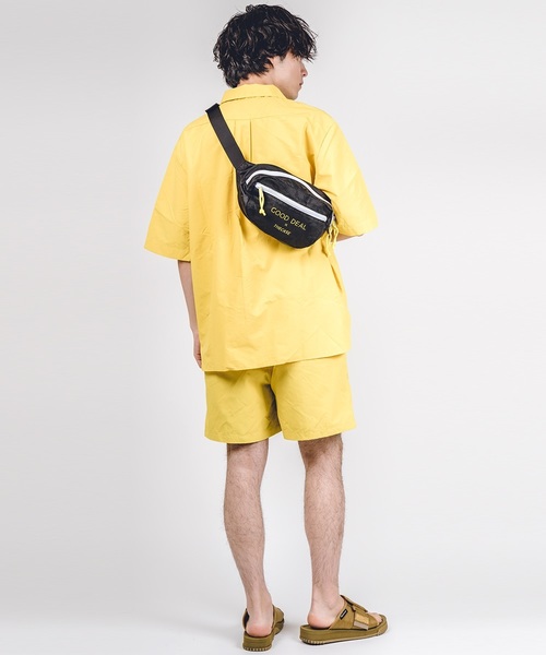 WILD THINGS(ワイルドシングス)の「別注【WILDTHINGS × GOOD DEAL / ワイルドシングス×グッドディール】SUPPLEX SWIM SHORTS(水着・メンズ・イエロー/ブラック/ブルー・L/M/XL)」の13枚目の写真