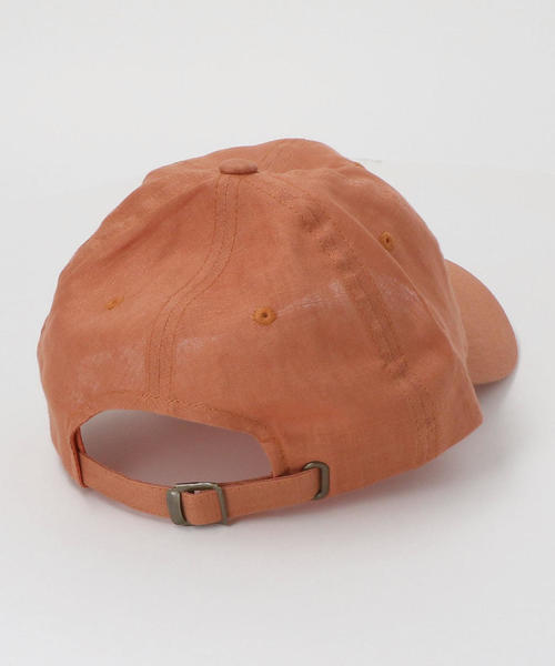 BEAUTY&YOUTH UNITED ARROWS（ビューティーアンドユースユナイテッドアローズ）の「BY リネンキャップ ◆（キャップ・レディース・ブラック/ダークブラウン/ナチュラル/オレンジ系その他/ライトブルー・FREE）」の8枚目の写真