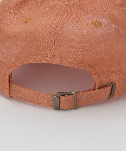 BEAUTY&YOUTH UNITED ARROWS（ビューティーアンドユースユナイテッドアローズ）の「BY リネンキャップ ◆（キャップ・レディース・ブラック/ダークブラウン/ナチュラル/オレンジ系その他/ライトブルー・FREE）」の9枚目の写真