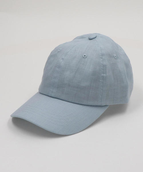 BEAUTY&YOUTH UNITED ARROWS（ビューティーアンドユースユナイテッドアローズ）の「BY リネンキャップ ◆（キャップ・レディース・ブラック/ダークブラウン/ナチュラル/オレンジ系その他/ライトブルー・FREE）」の19枚目の写真