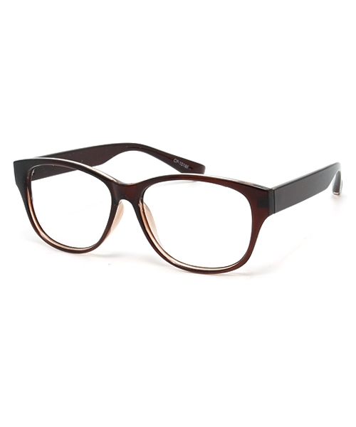 WEGO（ウィゴー）の「WEGO/ウェリントンタイプ(レンズ無し)（メガネ・メンズ・ブラック/ブラウン/ブラウン系その他・FREE）」の3枚目の写真