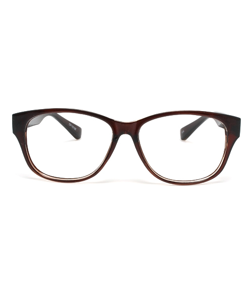 WEGO（ウィゴー）の「WEGO/ウェリントンタイプ(レンズ無し)（メガネ・メンズ・ブラック/ブラウン/ブラウン系その他・FREE）」の6枚目の写真