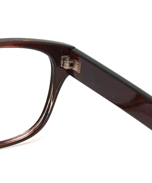 WEGO（ウィゴー）の「WEGO/ウェリントンタイプ(レンズ無し)（メガネ・メンズ・ブラック/ブラウン/ブラウン系その他・FREE）」の11枚目の写真