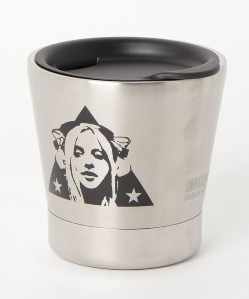 HYSTERIC GLAMOUR(ヒステリックグラマー)の「klean kanteen×HYS/TRIANGLE WOMANインスレートタンブラー8oz(グラス/マグカップ/タンブラー・レディース・シルバー・FREE)」の1枚目の写真