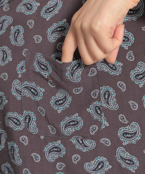 niko and...（ニコアンド）の「イージーケア開襟シャツ（シャツ/ブラウス・レディース・ネイビー/イエロー/グリーン/チャコール・MEDIUM/LARGE）」の13枚目の写真