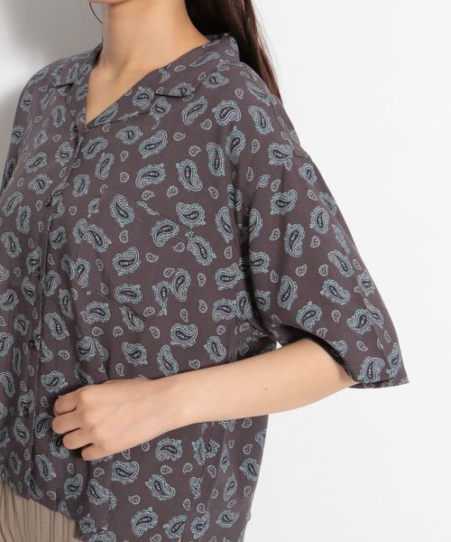 niko and...（ニコアンド）の「イージーケア開襟シャツ（シャツ/ブラウス・レディース・ネイビー/イエロー/グリーン/チャコール・MEDIUM/LARGE）」の14枚目の写真