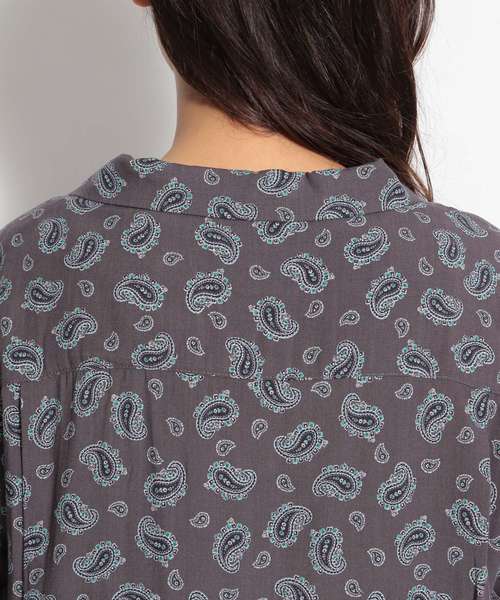 niko and...（ニコアンド）の「イージーケア開襟シャツ（シャツ/ブラウス・レディース・ネイビー/イエロー/グリーン/チャコール・MEDIUM/LARGE）」の16枚目の写真