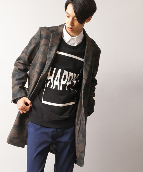 WEGO（ウィゴー）の「WEGO/チェスターコート（チェスターコート・メンズ・キャメル/その他2/ダークグレー/グレー/ネイビー/その他1/ブラック・LARGE/MEDIUM）」の7枚目の写真