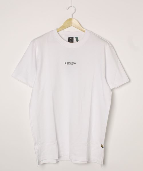 G-STAR（ジースター）の「Center Chest Logo GR Loose T-Shirt（Tシャツ/カットソー・メンズ・ホワイト・SMALL/MEDIUM/XX-SMALL/X-LARGE/X-SMALL/LARGE）」の7枚目の写真