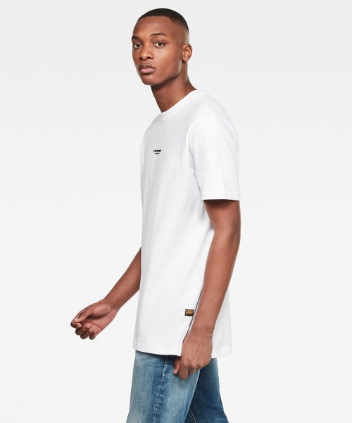 G-STAR（ジースター）の「Center Chest Logo GR Loose T-Shirt（Tシャツ/カットソー・メンズ・ホワイト・SMALL/MEDIUM/XX-SMALL/X-LARGE/X-SMALL/LARGE）」の2枚目の写真