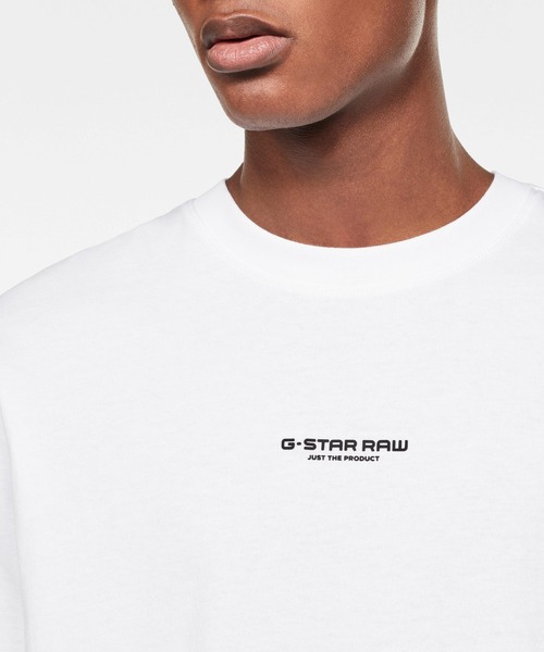 G-STAR（ジースター）の「Center Chest Logo GR Loose T-Shirt（Tシャツ/カットソー・メンズ・ホワイト・SMALL/MEDIUM/XX-SMALL/X-LARGE/X-SMALL/LARGE）」の4枚目の写真