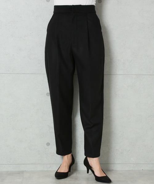 n'ee-ne(ネーネ)の「ツイル起毛テーパードパンツ(その他パンツ・レディース・ブラック/ベージュ/ミント/ピンク/ライトグレー・FREE)」の8枚目の写真