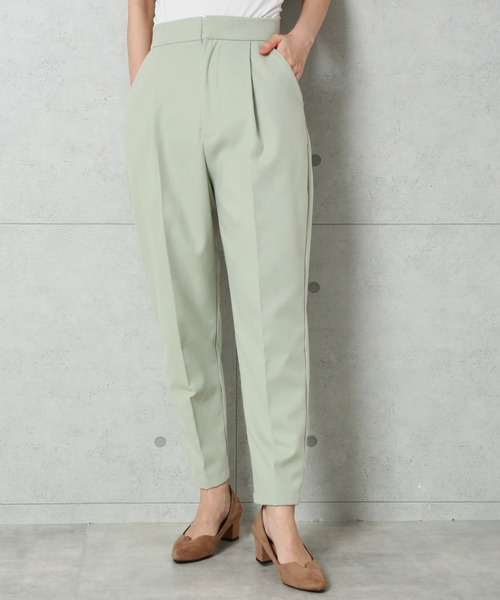 n'ee-ne(ネーネ)の「ツイル起毛テーパードパンツ(その他パンツ・レディース・ブラック/ベージュ/ミント/ピンク/ライトグレー・FREE)」の19枚目の写真