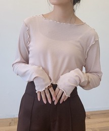 VANNIE U | 2WAYパイピングメロウTOPS(Tシャツ/カットソー)