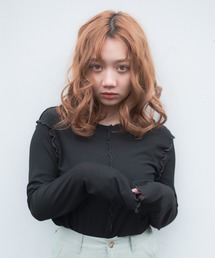 VANNIE U | VANNIE U 2WAYパイピングメロウTOPS(Tシャツ/カットソー)