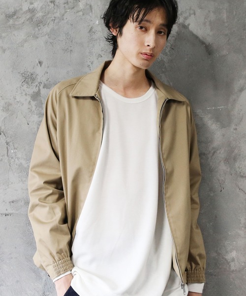 ASTRONOMY（アストロノミー）の「スウィングトップ スイングトップ ジップアップ ジャケット ブルゾン コットンツイル/TR/デニム/チェック/ヒッコリー（ブルゾン・メンズ・ブラック/ベージュ/ブラウン/ネイビー/ブラック系その他/グレー系その他/カーキ/ブルー/ブラウン系その他/ブラウン系その他2/ベージュ系その他/ベージュ系その他2/ブルー系その他/ストライプ・S/M/L/XL）」の7枚目の写真