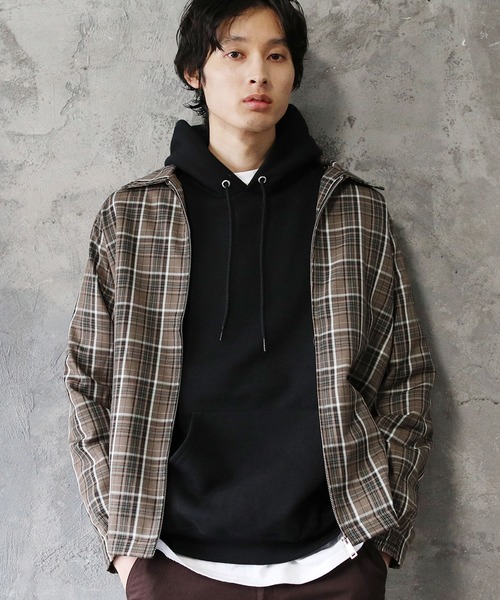 ASTRONOMY（アストロノミー）の「スウィングトップ スイングトップ ジップアップ ジャケット ブルゾン コットンツイル/TR/デニム/チェック/ヒッコリー（ブルゾン・メンズ・ブラック/ベージュ/ブラウン/ネイビー/ブラック系その他/グレー系その他/カーキ/ブルー/ブラウン系その他/ブラウン系その他2/ベージュ系その他/ベージュ系その他2/ブルー系その他/ストライプ・S/M/L/XL）」の5枚目の写真