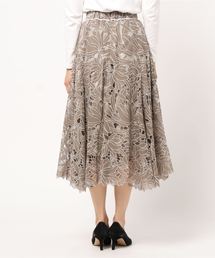 Rirandture（リランドチュール）の「シアーカットワーク刺繍スカート  