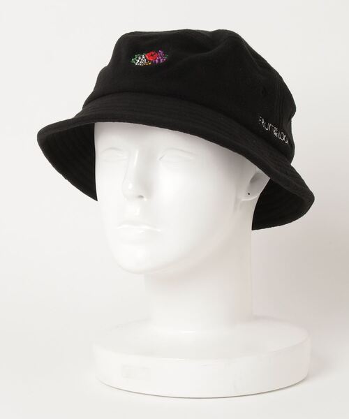 FRUIT OF THE LOOM（フルーツオブザルーム）の「【FRUIT OF THE LOOM/フルーツオブザルーム】 FLEECE LOGO EMB LOW BUCKET HAT/フリース刺繍バケットハット（ハット・メンズ・オフホワイト/ブラック/ベージュ・FREE）」の12枚目の写真